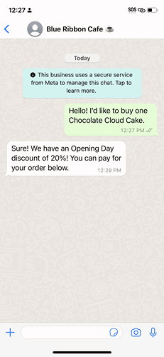 WhatsApp Payment In-Chat Singapore